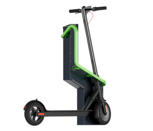 Bikeep e-scooter charging dock